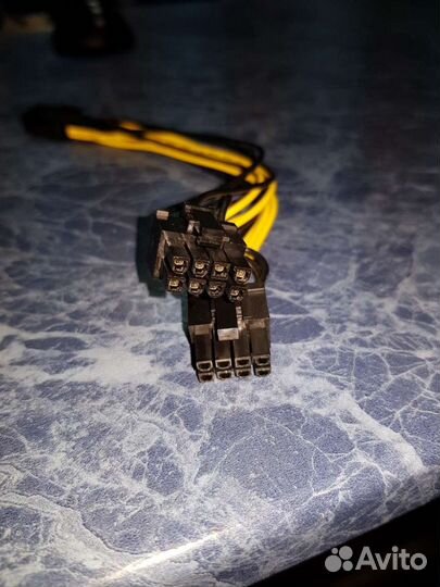 Переходник питания видеокарт 6 pin на 2 6-8 pin