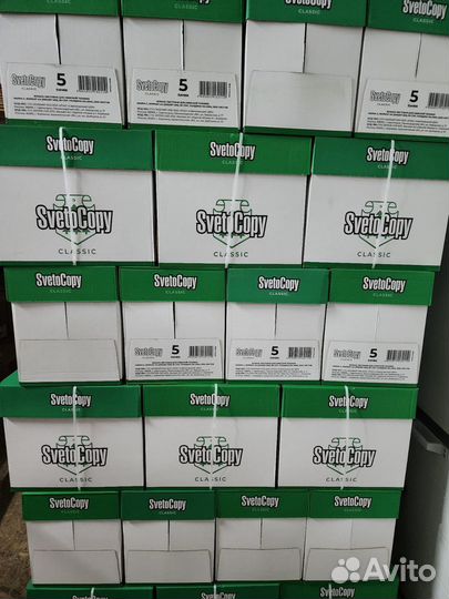 Бумага Светокопия Svetocopy A4 и А3 оптом белая