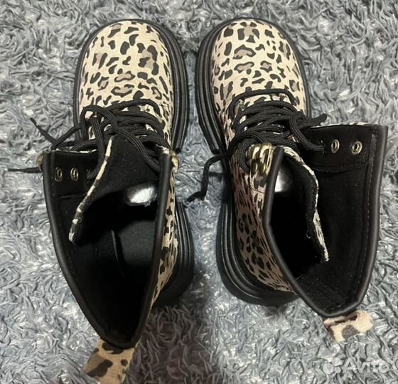 Ботинки женские леопардовые 37-37,5 размер