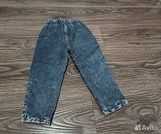 Джинсы утепленные для девочки 92