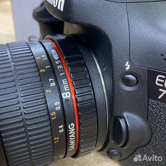 Фотоаппарат Canon EOS 7D + Объектив Samyang