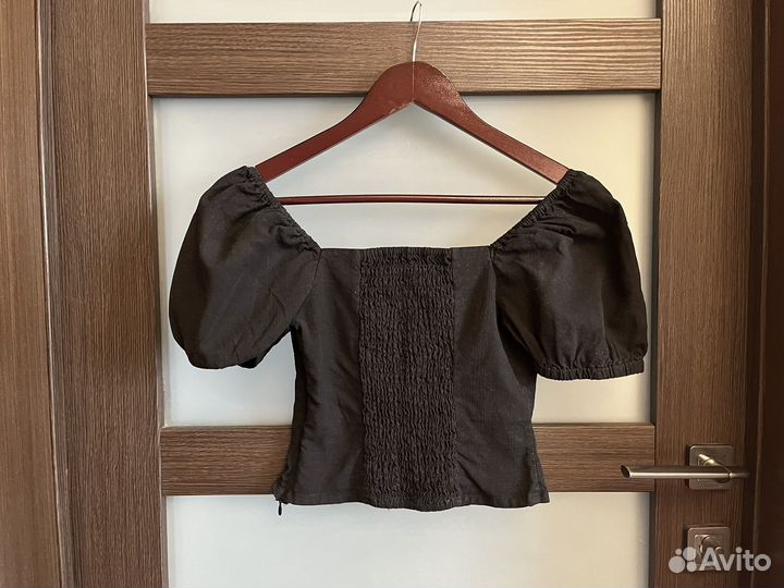 Черный Льняной топ 40 &other stories