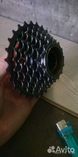 Трещотка велосипедная shimano бу