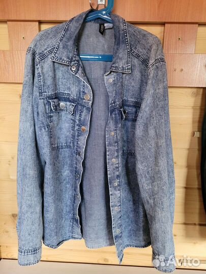 Джинсовая рубашка H&M