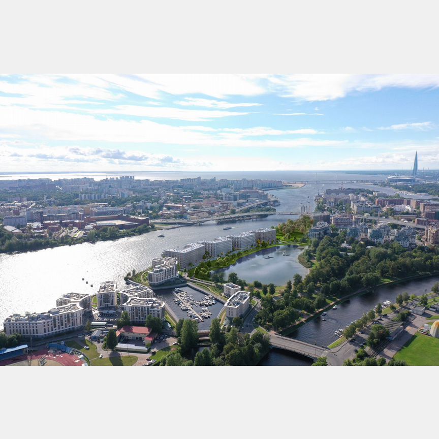 1-к. апартаменты, 43,6 м², 2/8 эт.