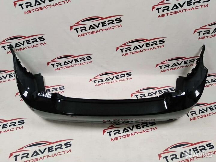 Бампер chevrolet aveo 11-15 г T300 задний черный