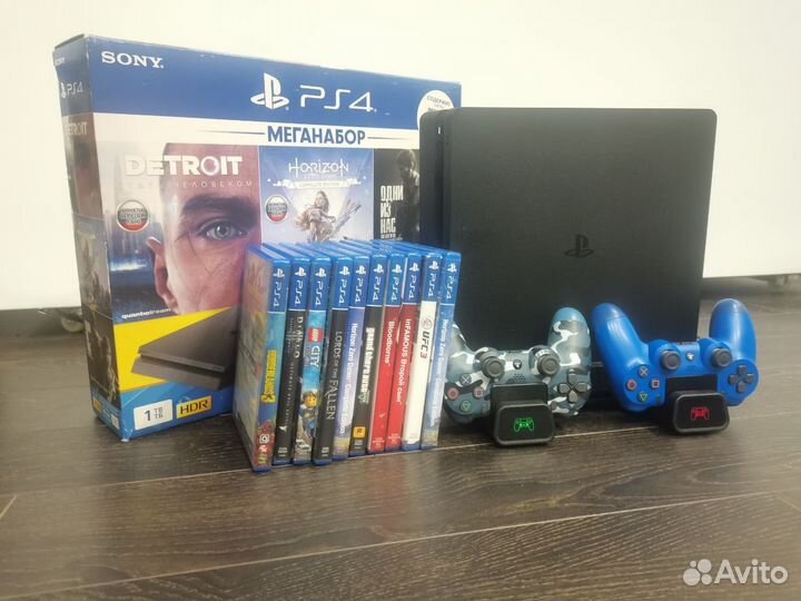 Sony PS 4 / 2 Геймпада / Игры / Гарантия