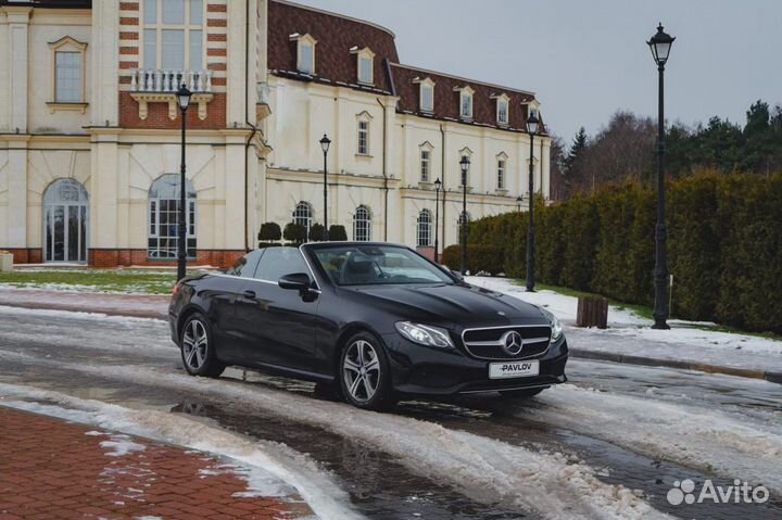 Аpeнда Mercedes E220. Пpокaт кабриолета Мерседес