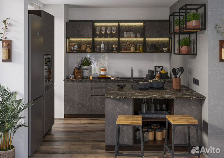 Кухня бруклин модульная