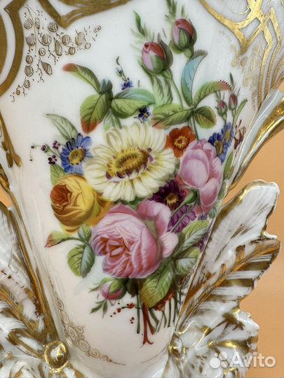 Ваза фарфор Франция антиквариат Jacob Petit