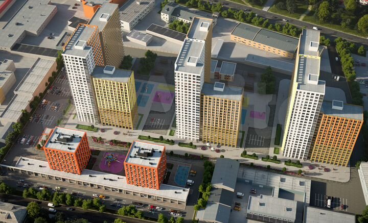 2-к. квартира, 64,2 м², 18/25 эт.