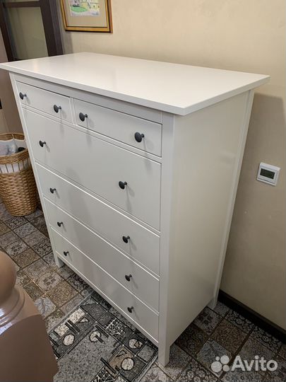 Комод IKEA hemnes хемнес высокий глянцевый