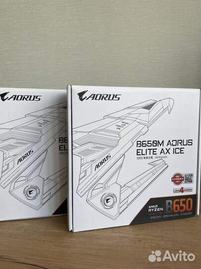 Новая материнская плата B650M aorus elite AX ICE