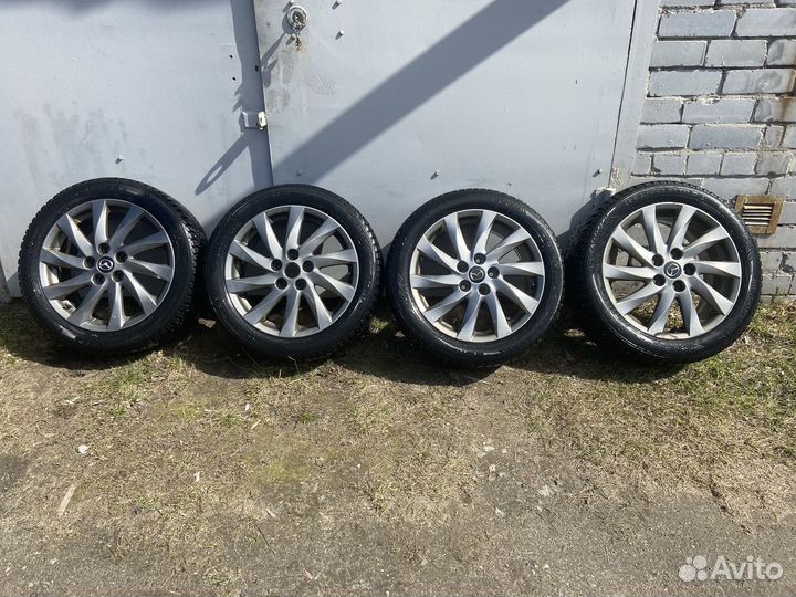 Оригинальные диски mazda на Hakkapeliitta 8