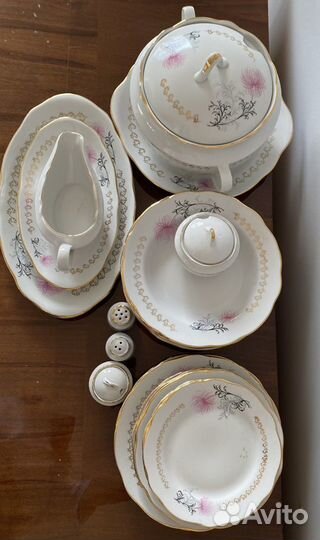 Столовый сервиз. Рижский фарфор RPR