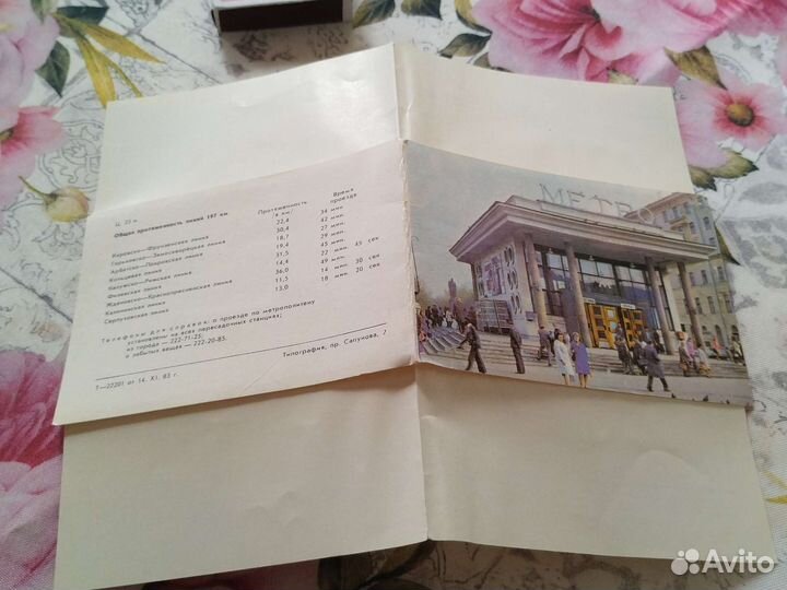 Схема метро СССР