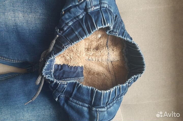Джинцы утепленные размер 122