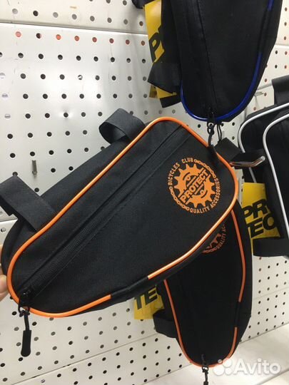 Велосумка под раму, р-р 26х13,5х5см, 3 цвета