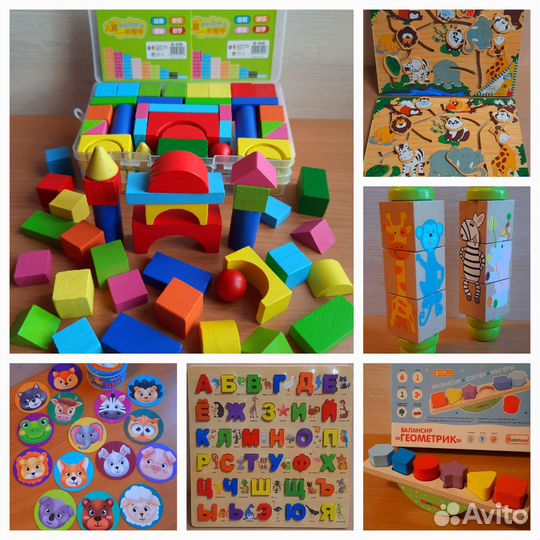 Новые развивающие деревянные игрушки