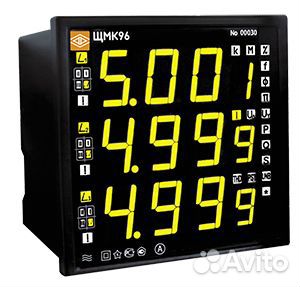Прибор щитовой щмк96-400В-5А-1REC-RS-4П-3-ухл3.1