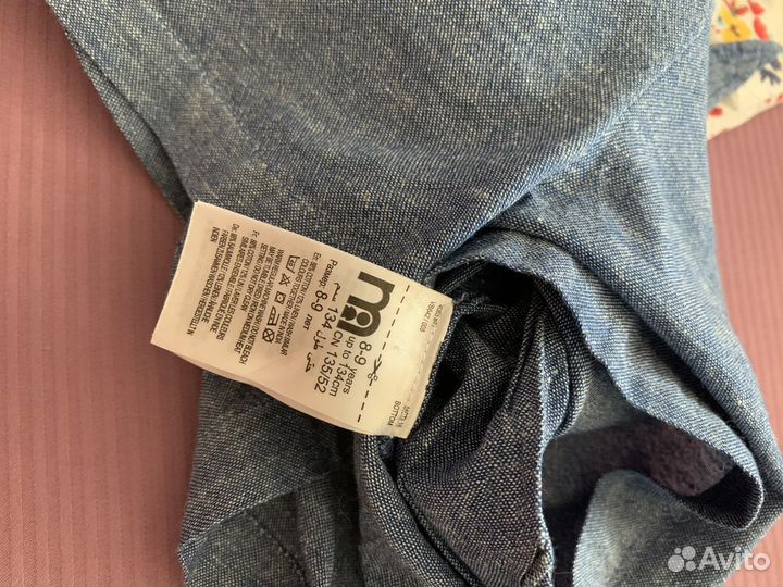 Комплект (блузка и шорты), р128-134 mothercare