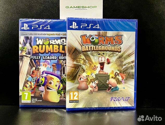 Worms Battlegrounds PS4 английская версия