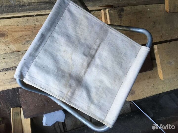 Стул складной походный, табурет, кемпинг. Алюминий