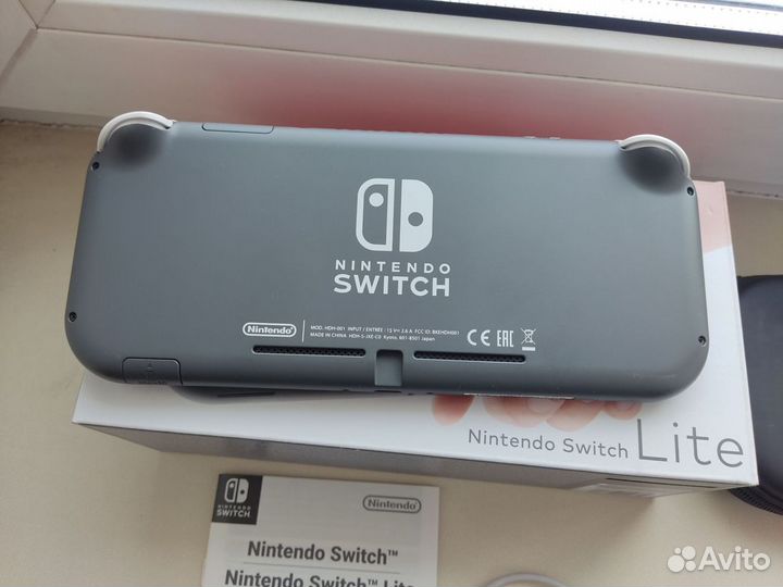 Прошитая Nintendo Switch Lite 128Gb+игры