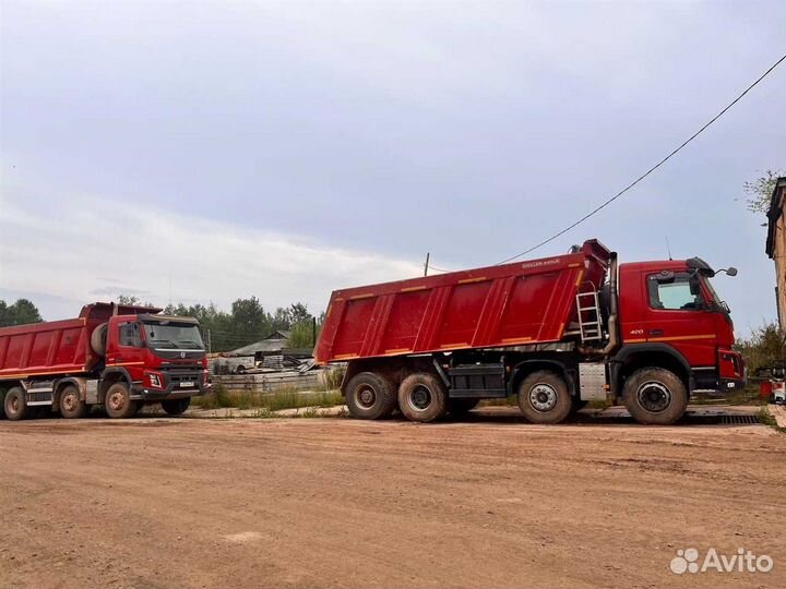 Аренда самосвала volvo FM 8x4 для тяжелых перевозо