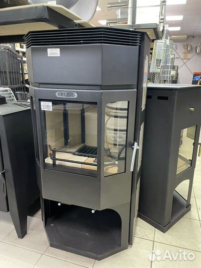 Печь-камин стальная 