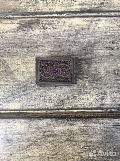 Шкатулка, ларчик мельхиор