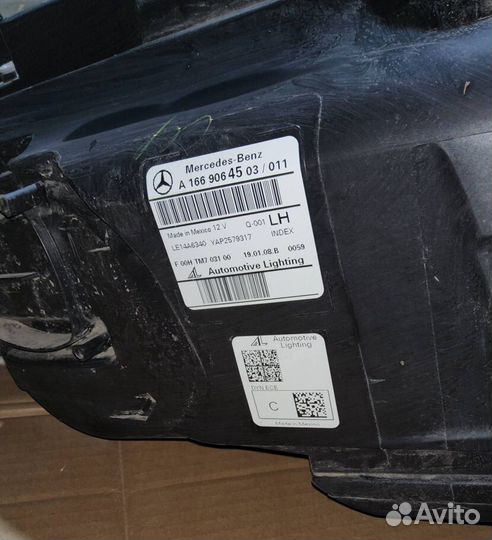 Блок фара левая Mercedes X166 GL/GLS