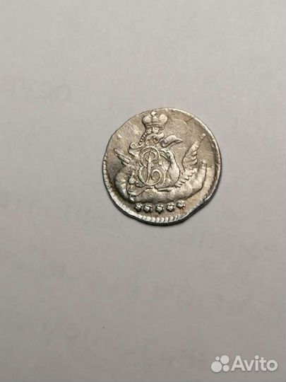 Монета 1757 - 1758г