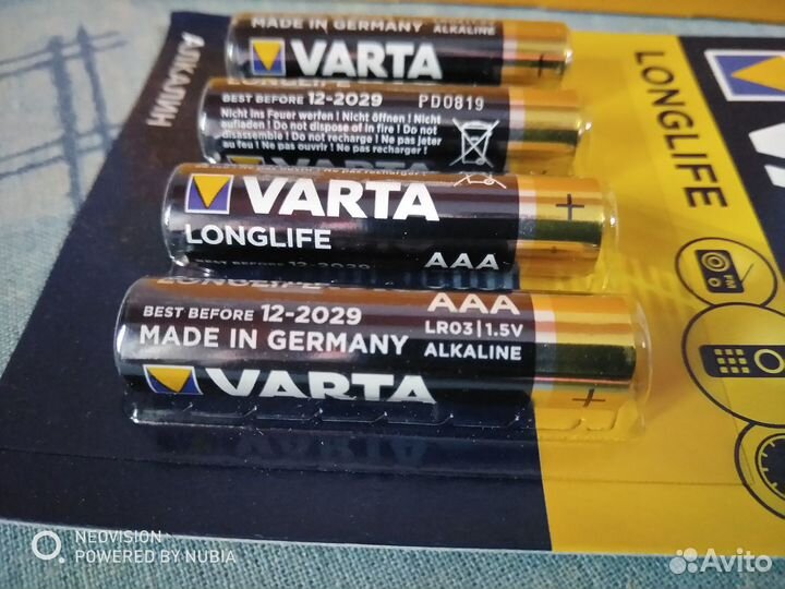 Battery LR6 Varta Longlife 1,5V