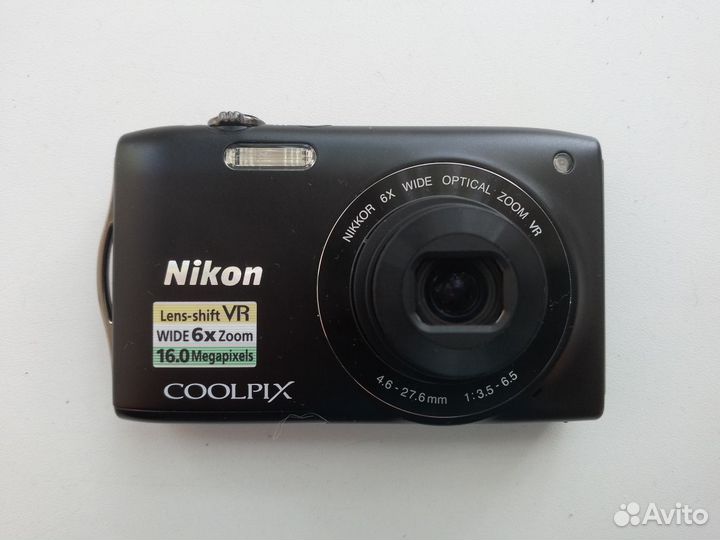 Компактный фотоаппарат nikon coolpix s 3300