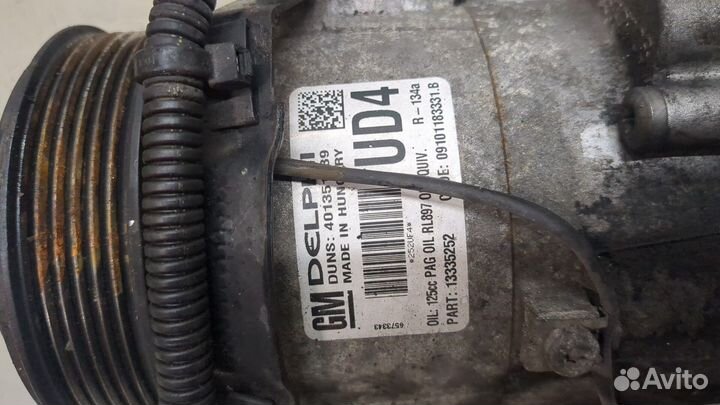 Компрессор кондиционера Opel Astra J