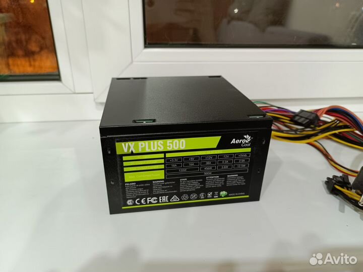 Блок питания AeroCool vx plus 500w