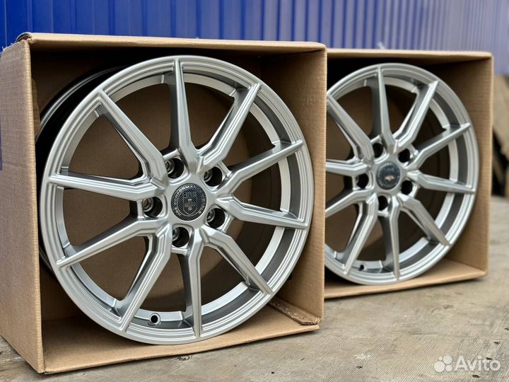 Диски r16 5x112 HRE NZ10 серебро