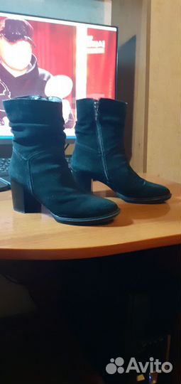 Ботильоны натуральная замша