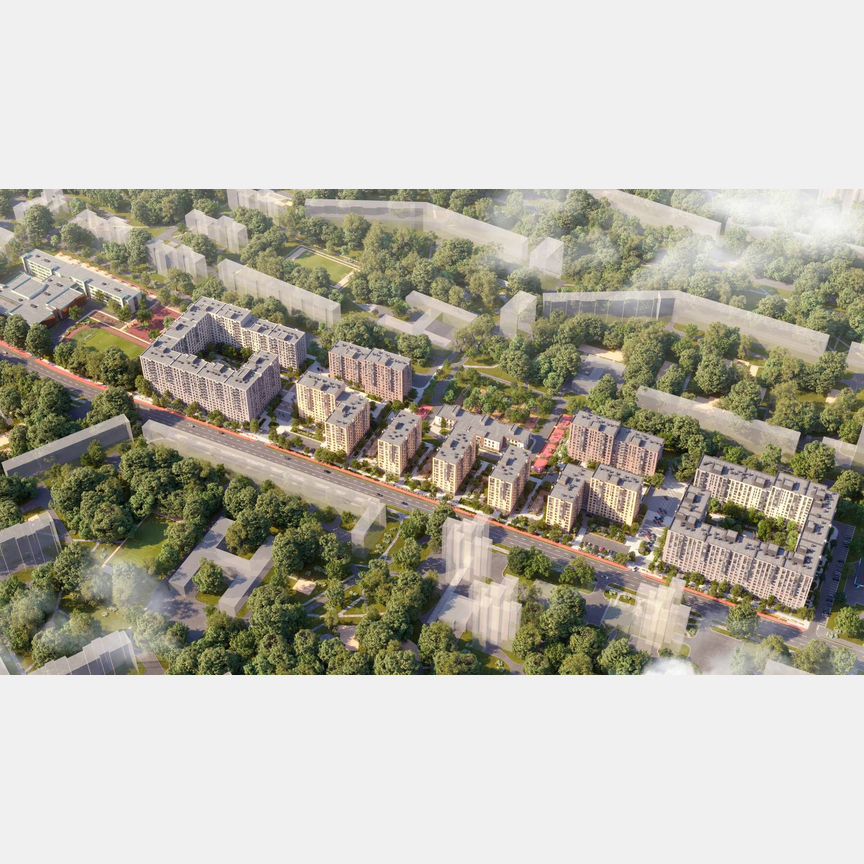 2-к. квартира, 66,4 м², 12/13 эт.