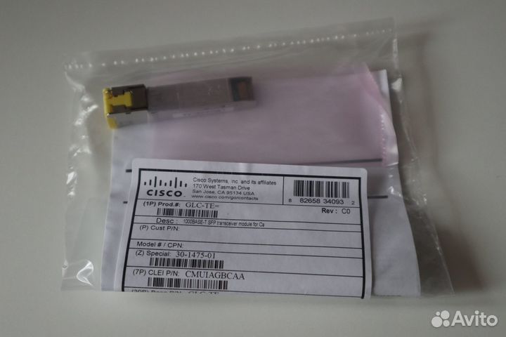 Трансиверы / SFP-модули Cisco GLC-T/GLC-SX-MM