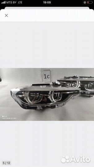 BMW F30 F31 Рестайлинг комплект фар full led