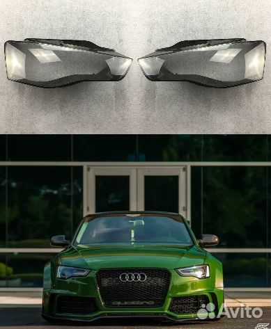 Стекла фар Audi A5 8T (11-16)