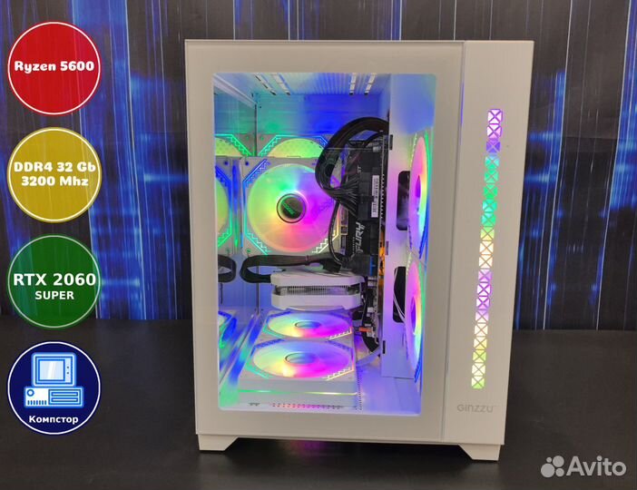Сборки игровых пк AMD5600-RTX2060SUP-32DDR4-TMJ162479308-A520