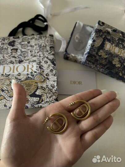 Dior серьги оригинал