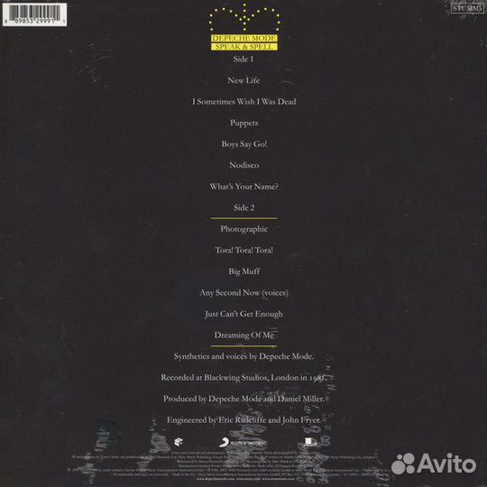 Виниловая пластинка Depeche Mode speak AND spell