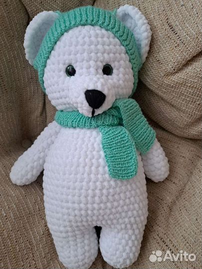 Мягкие игрушки и корзинки из трикотажной пряжи