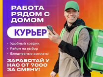 Пеший курьер ежедневные выплаты