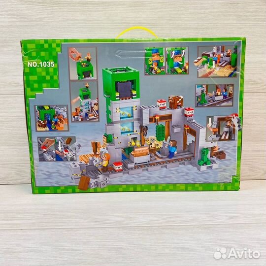 Lego Майнкрафт 834шт Шахта Крипера конструктор