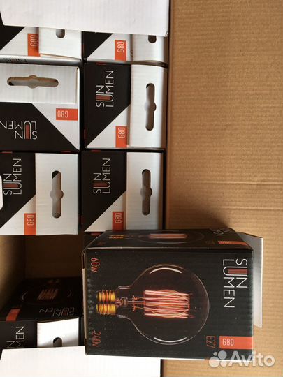 Лампы sun lumen 60W дизайнерские для оформления